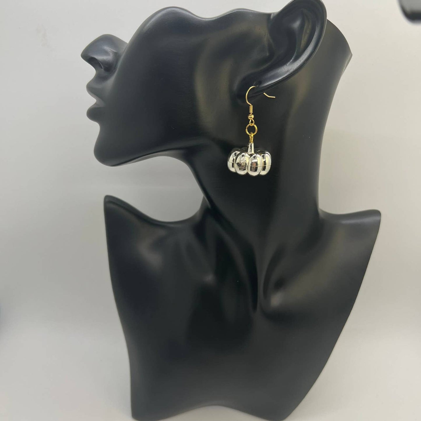 Gold Pumpkin Earrings