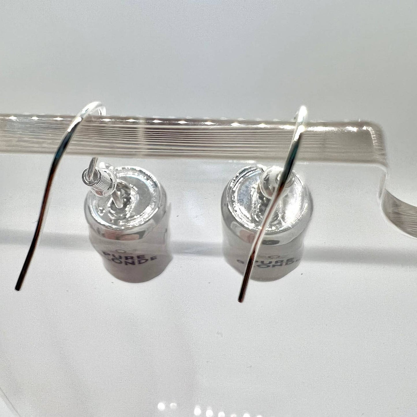 Pure Blonde Lager Beer Earrings