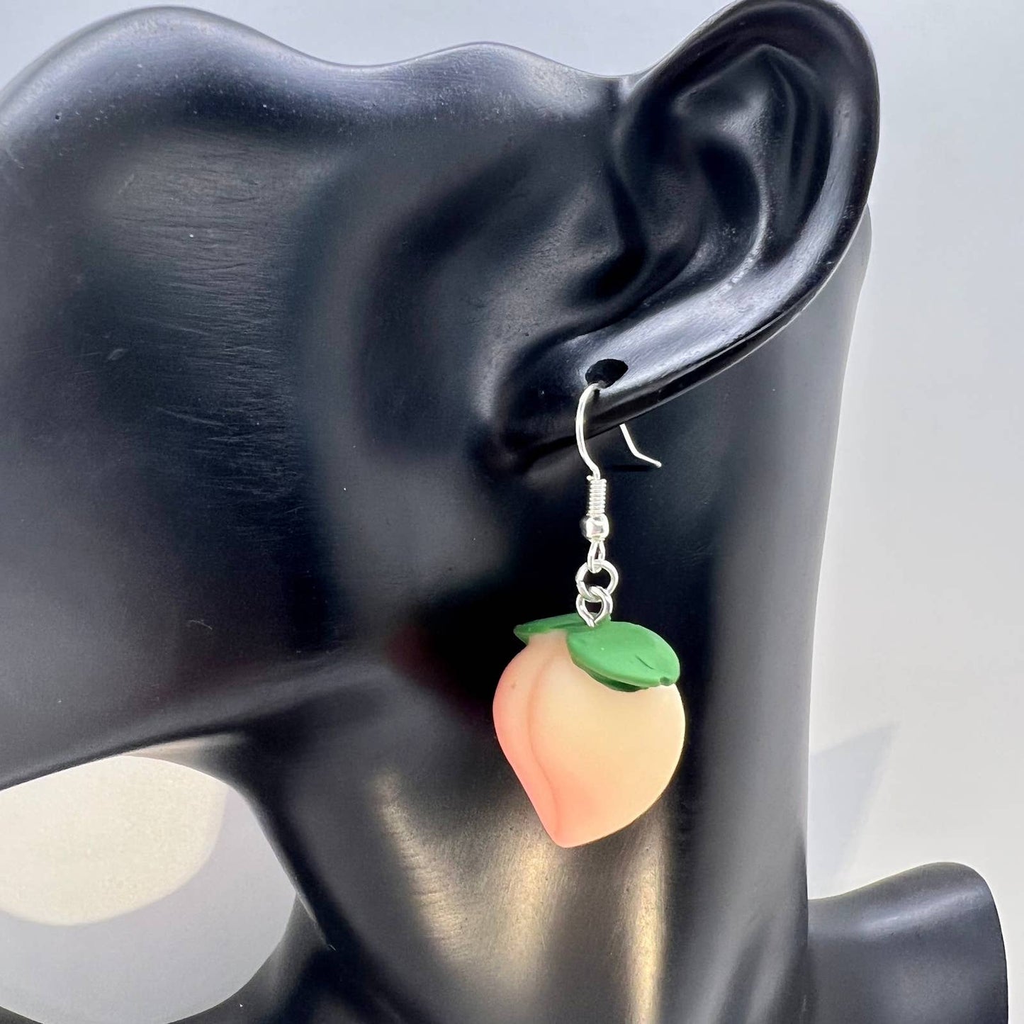Chunky Peach Earrings