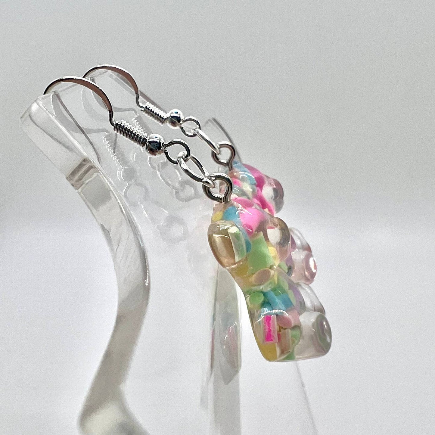 Sprinkle Gummy Bear Earrings
