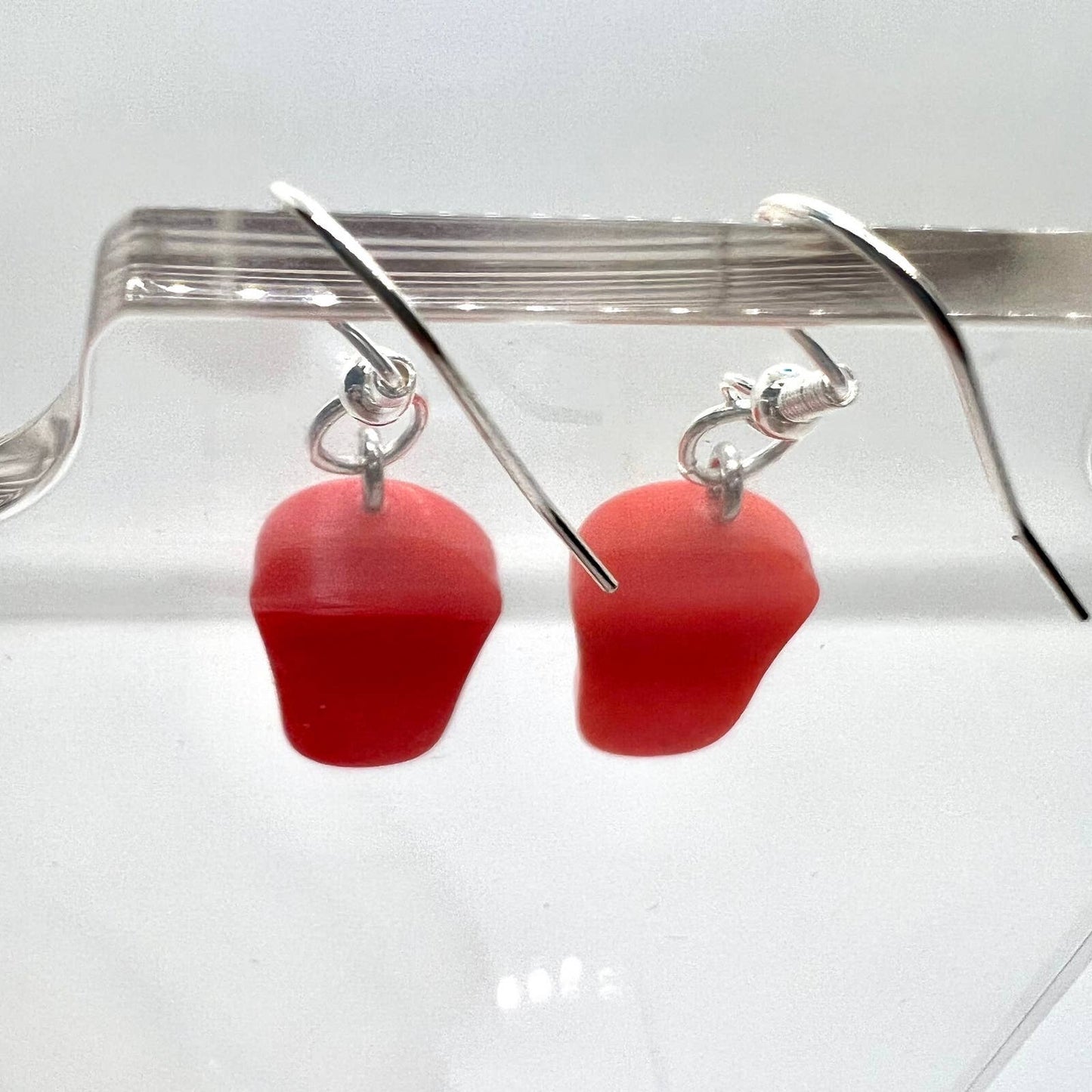 Red Slide Shoe Earrings
