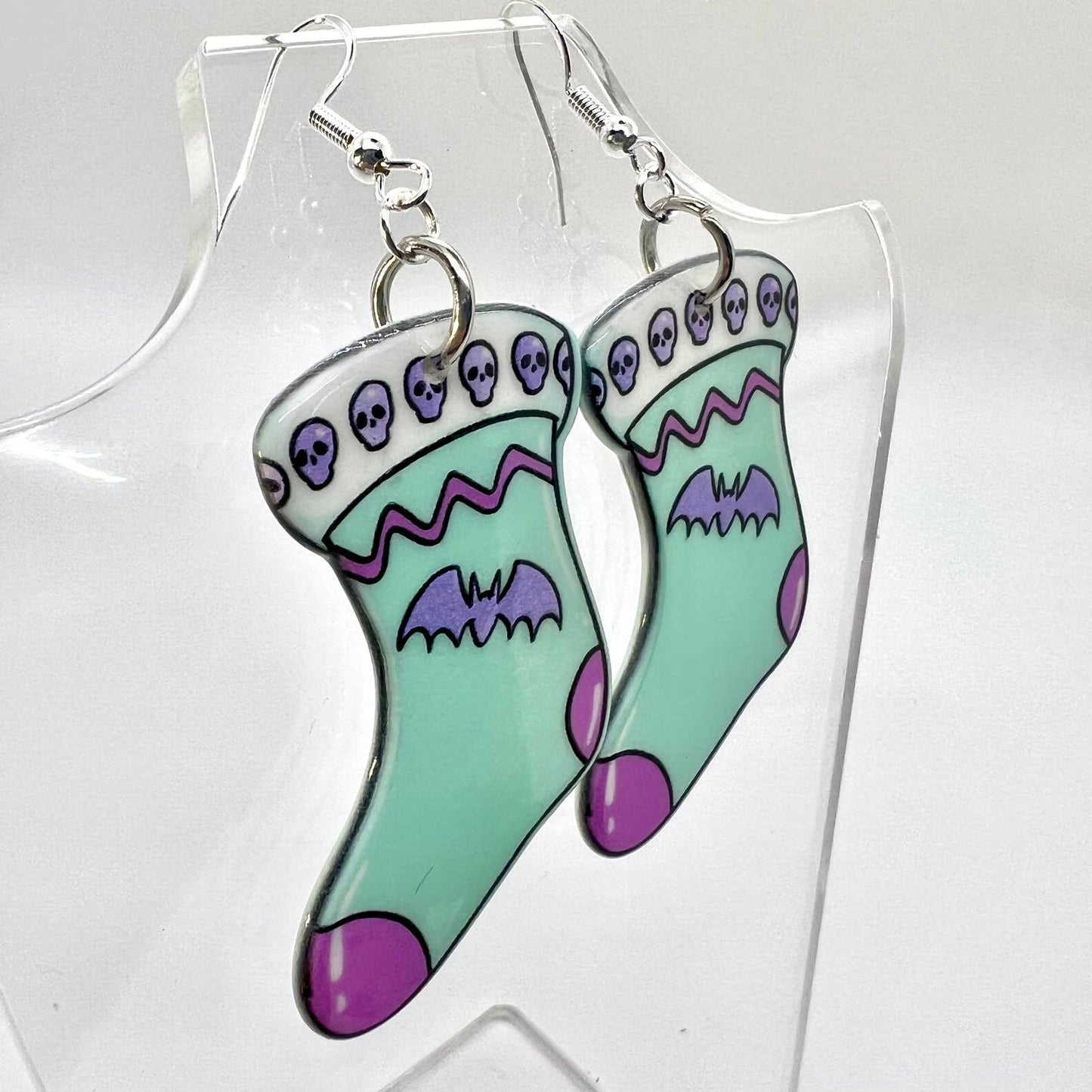 Skull Stocking Earrings