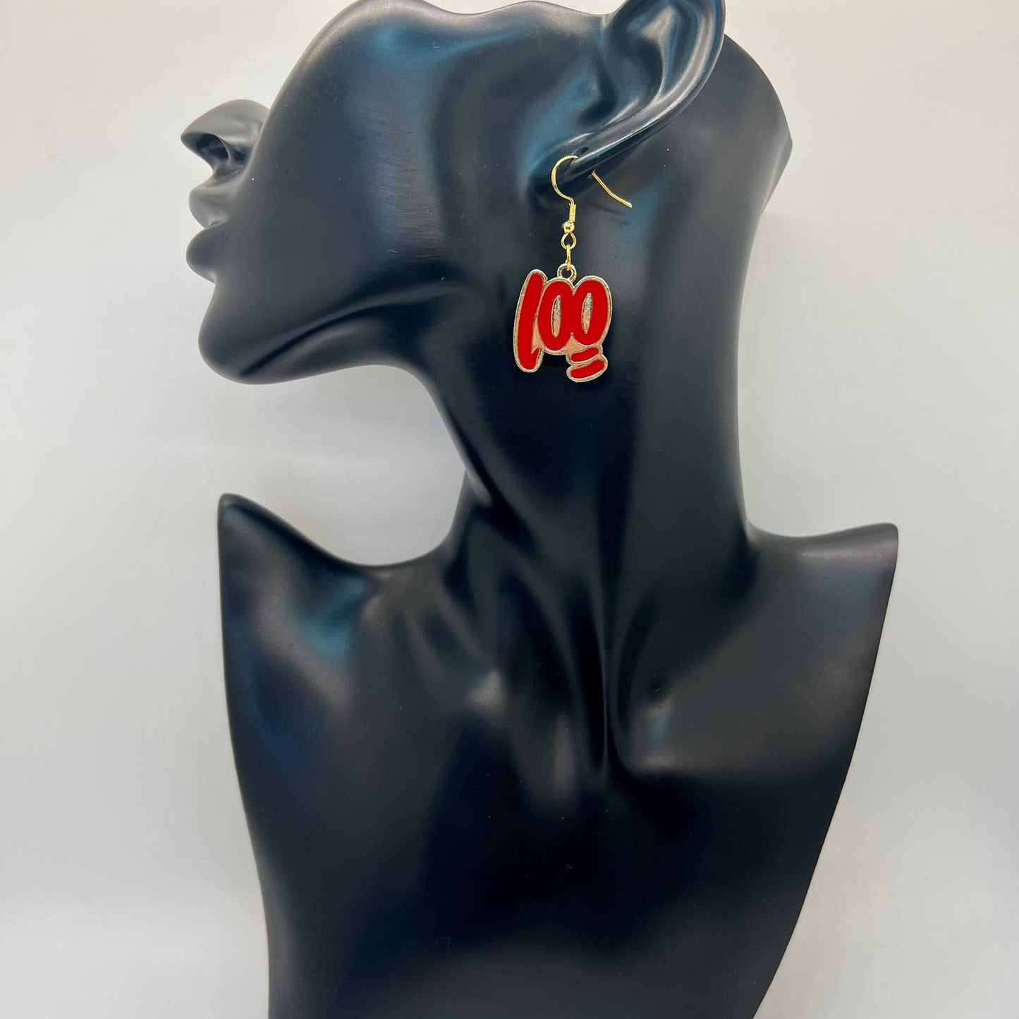 Red School Teacher Earrings