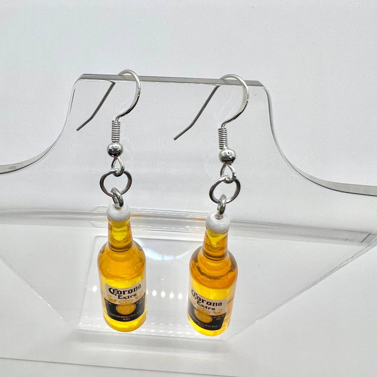 Corona Beer Bottle Earrings