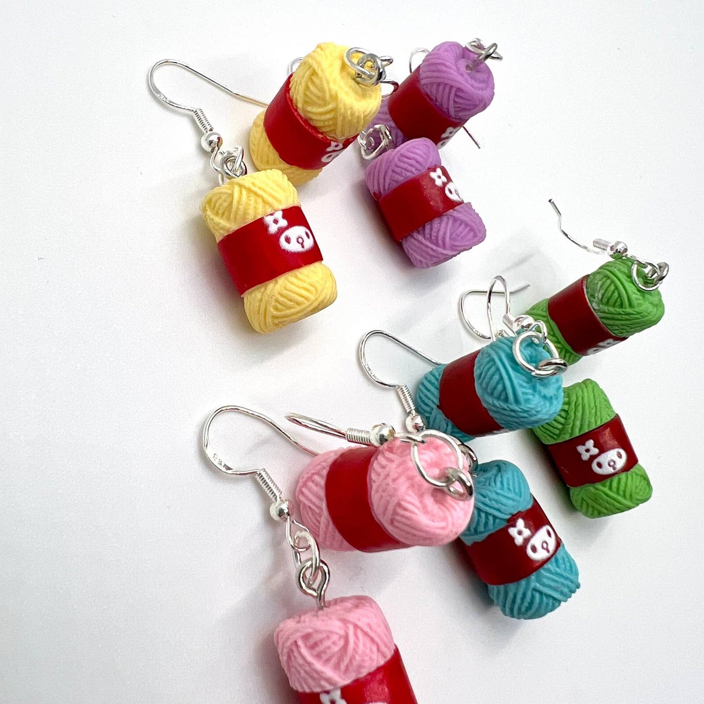 Balls of Yarn Earrings