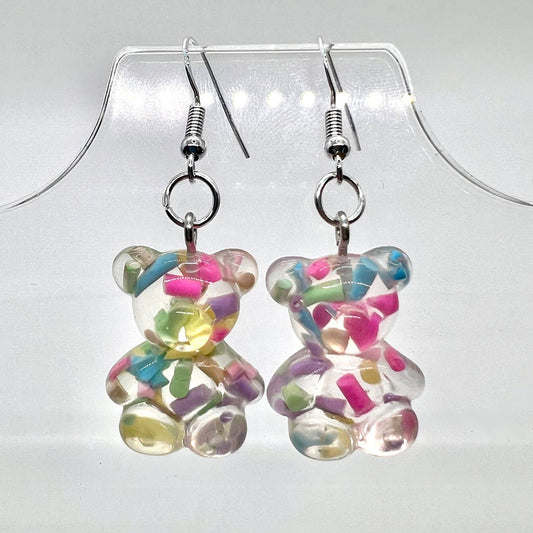 Sprinkle Gummy Bear Earrings