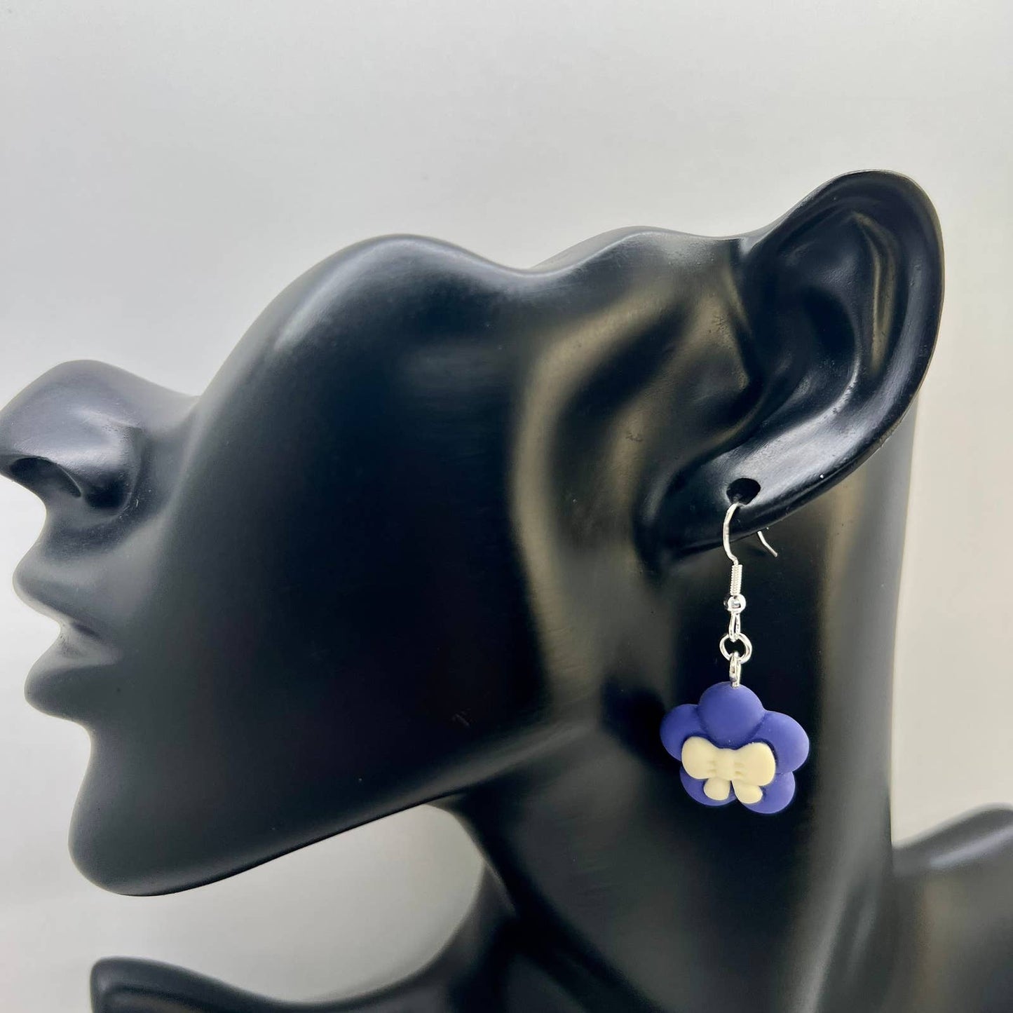 Ribbon & Flower Earrings