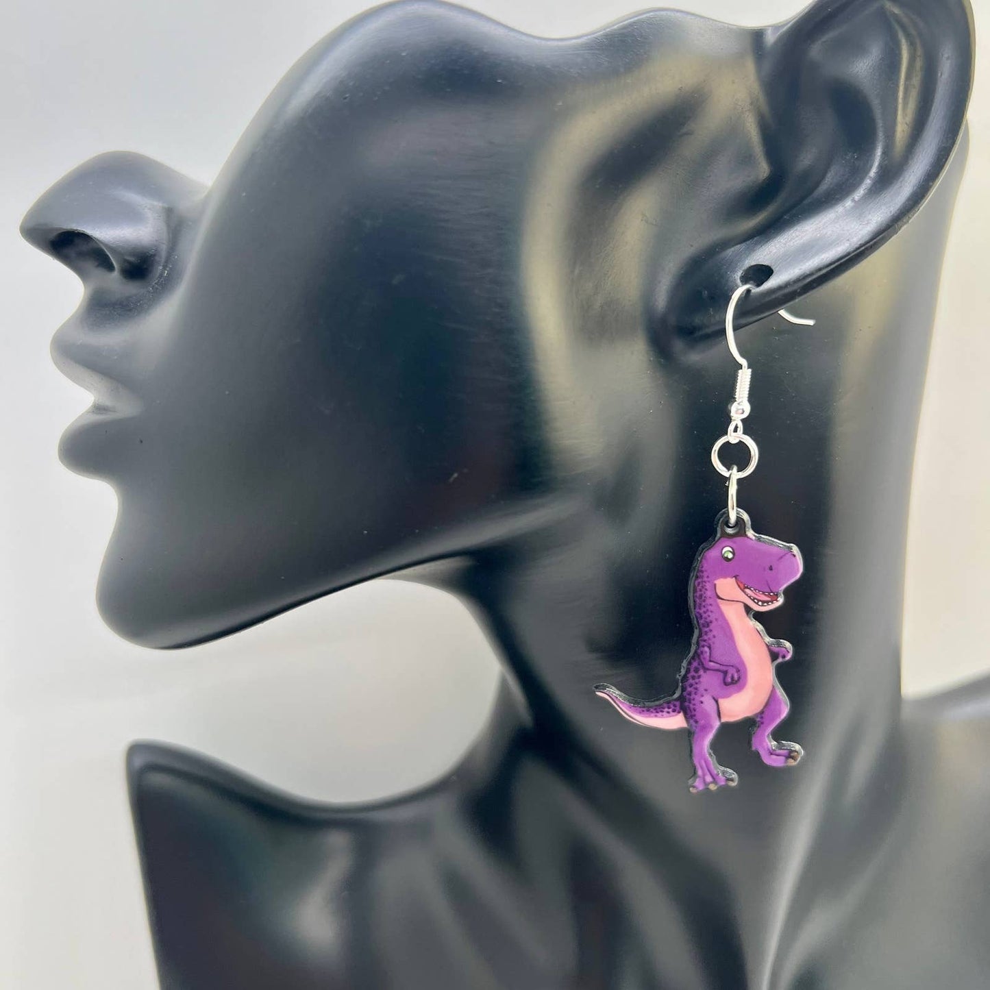 T-Rex Dinosaur Earrings