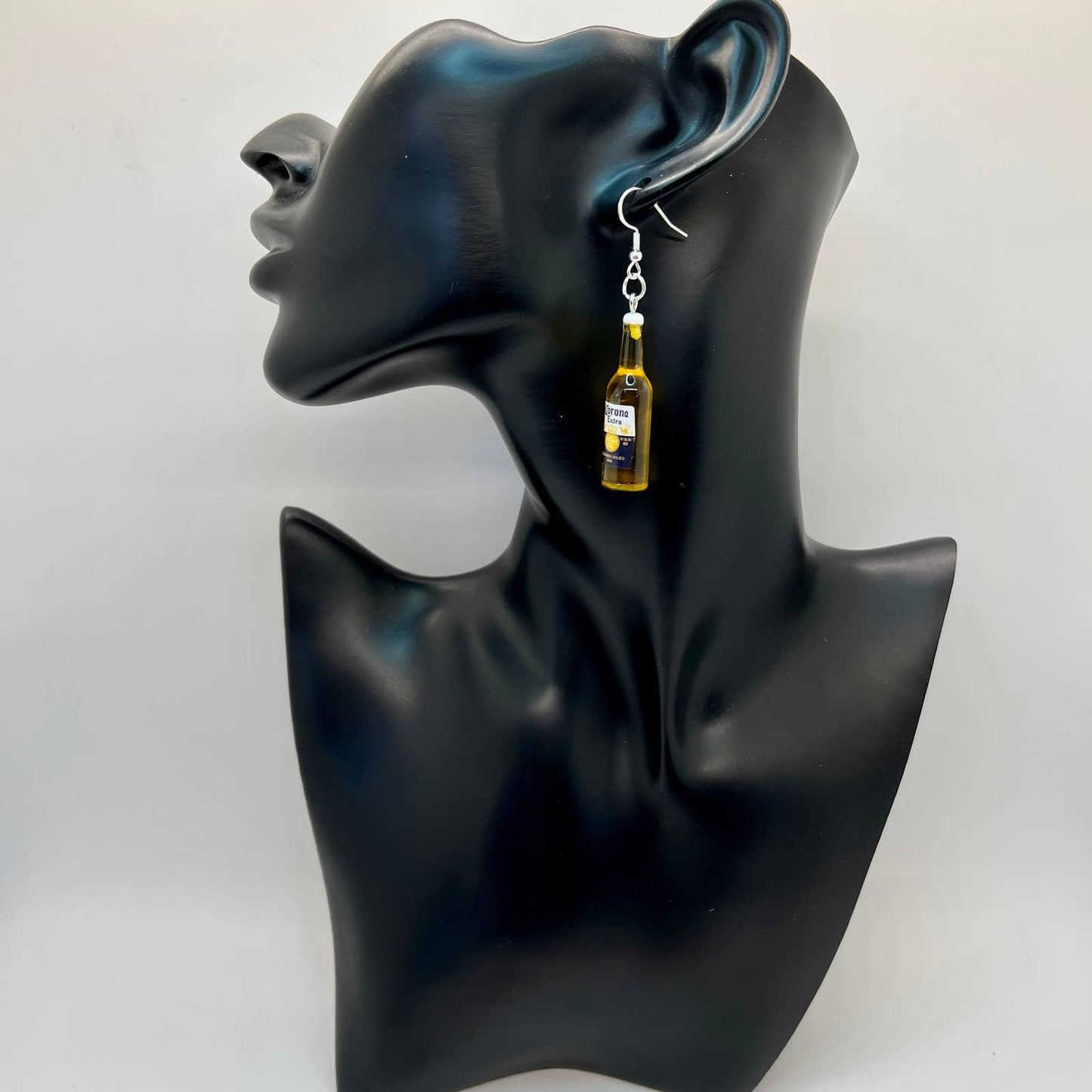 Corona Beer Bottle Earrings