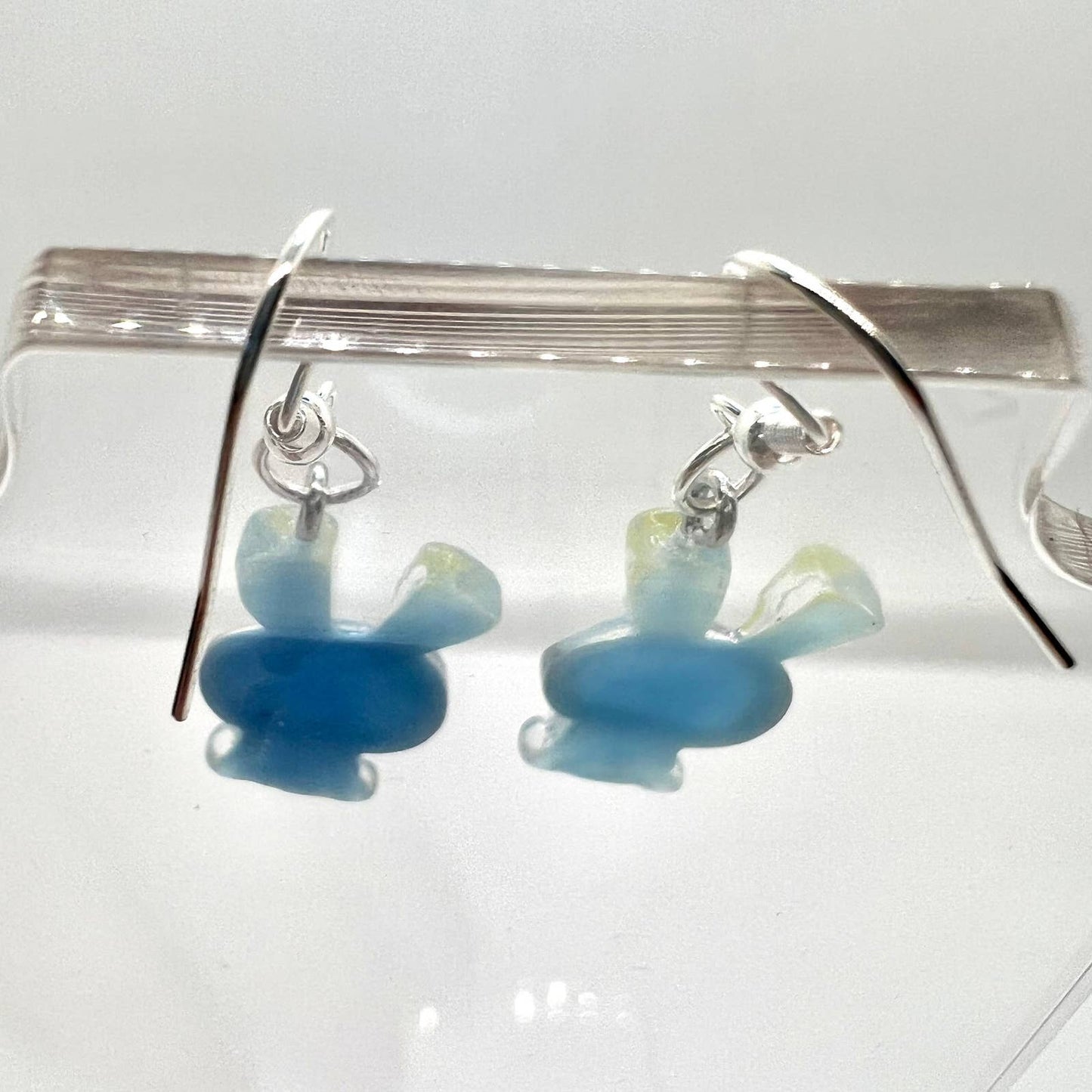 Blue Bunny Earrings